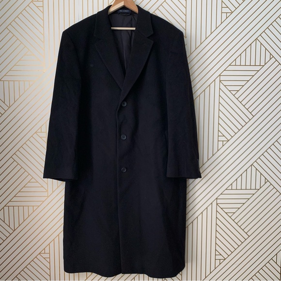 Daniel Cremieux Other - Daniel Cremieux 100% Cashmere Top Coat Overcoat 
Peacoat black 48L for Dillards